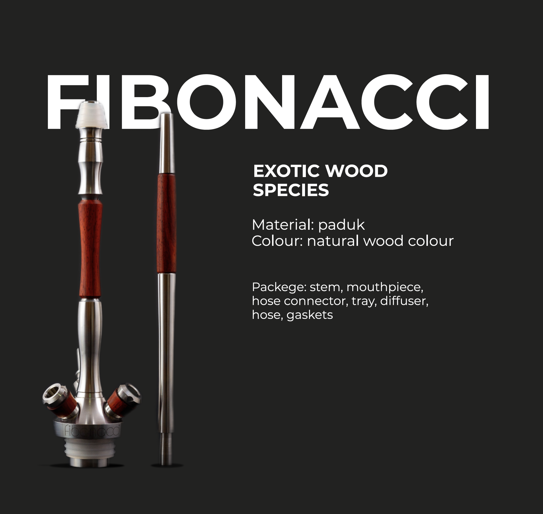 UNION HOOKAH Exotic wood